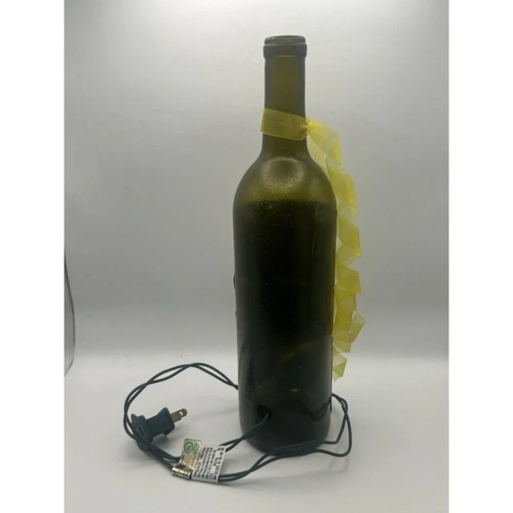 Upcycled Wine Bottl Grateful Dead & Company‎ Light Up Table Decor